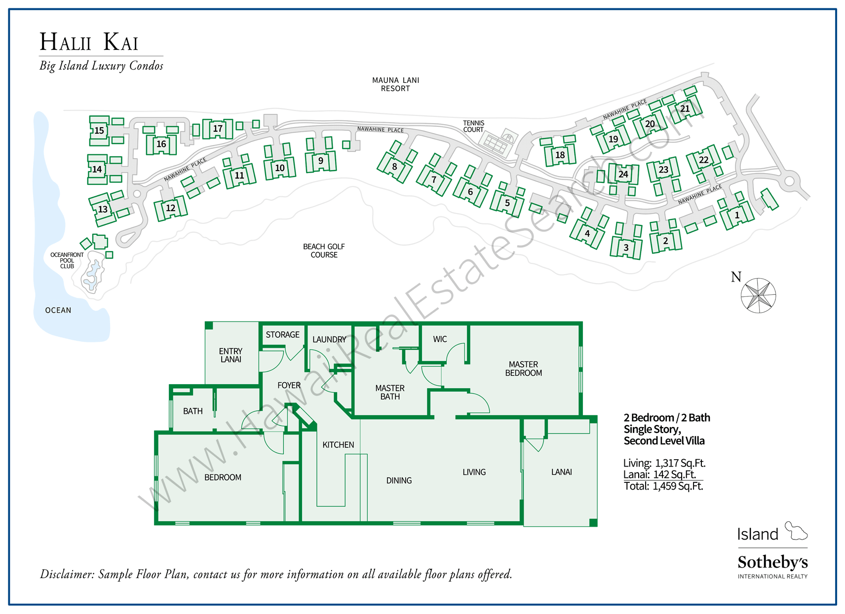 Halii Kai Property Map